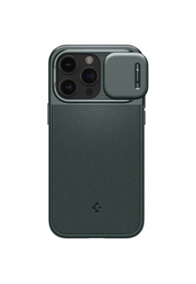 Чохол-накладка Spigen Optik Armor MagFit для Apple iPhone 15 Pro Max Abyss Green (ACS06600)