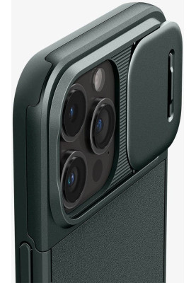 Чохол-накладка Spigen Optik Armor MagFit для Apple iPhone 15 Pro Max Abyss Green (ACS06600)
