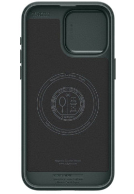 Чохол-накладка Spigen Optik Armor MagFit для Apple iPhone 15 Pro Max Abyss Green (ACS06600)