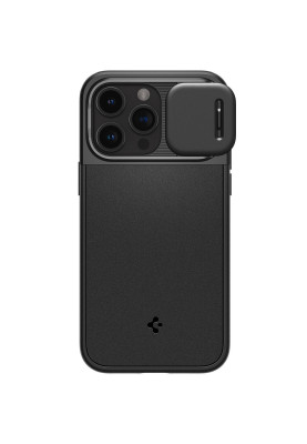 Чохол-накладка Spigen Optik Armor MagFit для Apple iPhone 15 Pro Max Black (ACS06599)