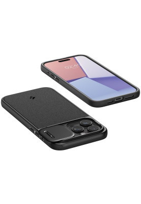 Чохол-накладка Spigen Optik Armor MagFit для Apple iPhone 15 Pro Max Black (ACS06599)