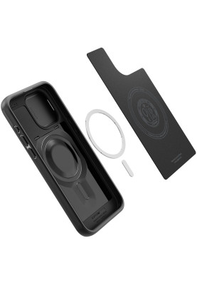 Чохол-накладка Spigen Optik Armor MagFit для Apple iPhone 15 Pro Max Black (ACS06599)