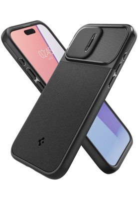 Чохол-накладка Spigen Optik Armor MagFit для Apple iPhone 15 Pro Max Black (ACS06599)