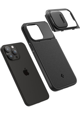 Чохол-накладка Spigen Optik Armor MagFit для Apple iPhone 15 Pro Max Black (ACS06599)
