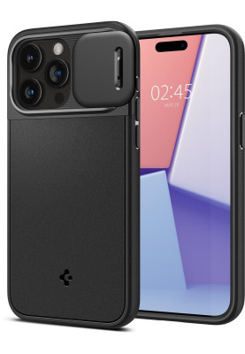 Чохол-накладка Spigen Optik Armor MagFit для Apple iPhone 15 Pro Max Black (ACS06599)