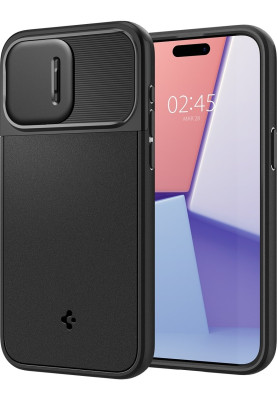 Чохол-накладка Spigen Optik Armor MagFit для Apple iPhone 15 Pro Max Black (ACS06599)