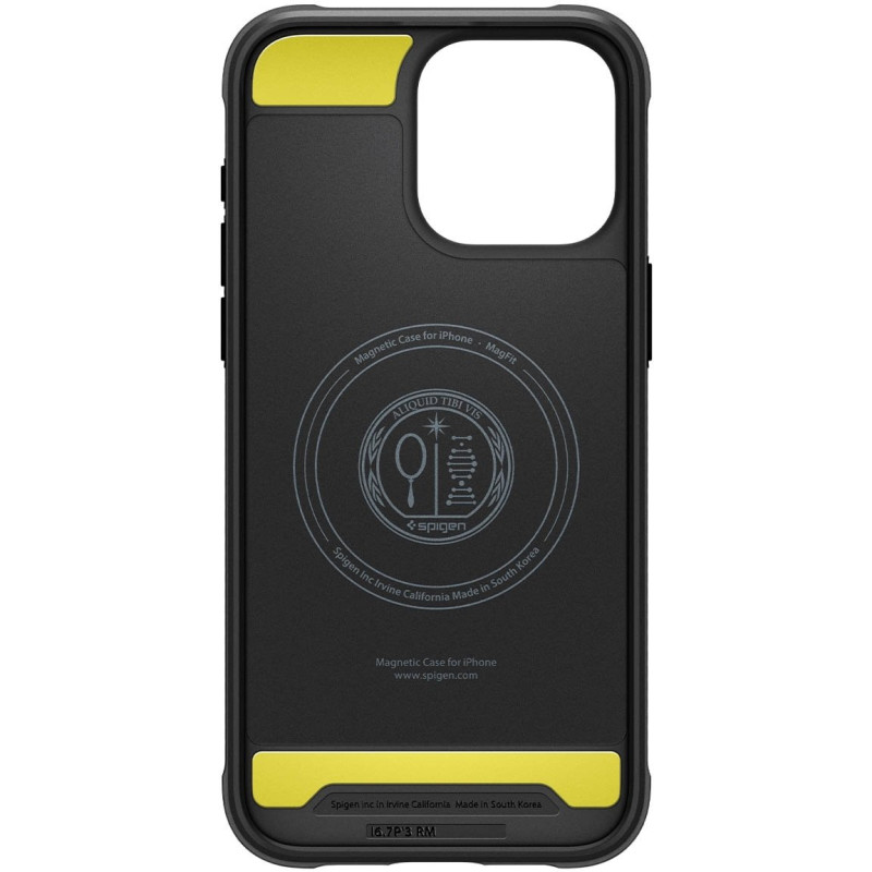 Чохол-накладка Spigen Rugged Armor MagFit для Apple iPhone 15 Pro Matte Black (ACS06703)