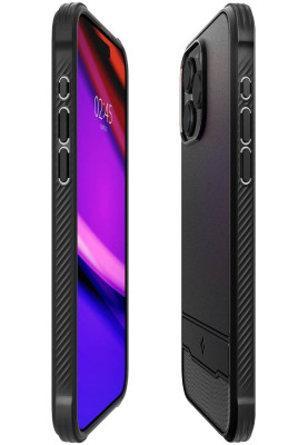 Чохол-накладка Spigen Rugged Armor MagFit для Apple iPhone 15 Pro Matte Black (ACS06703)