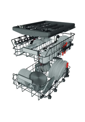 Вбудована посудомийна машина Whirlpool WSIO3O34PFEX