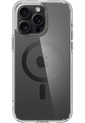 Чохол-накладка Spigen Ultra Hybrid MagFit для Apple iPhone 15 Pro Max Carbon Fiber (ACS06578)
