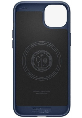 Чохол-накладка Spigen Mag Armor MagFit для Apple iPhone 15 Navy Blue (ACS06816)