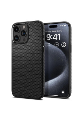 Чохол-накладка Spigen Liquid Air для Apple iPhone 15 Pro Matte Black (ACS06704)