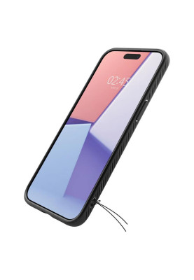 Чохол-накладка Spigen Liquid Air для Apple iPhone 15 Pro Matte Black (ACS06704)