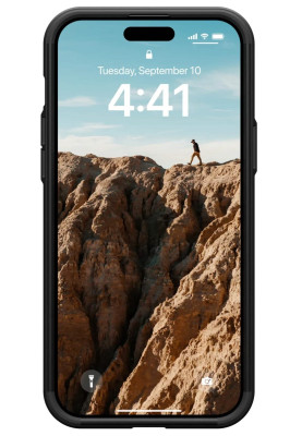 Чохол-накладка Urban Armor Gear Civilian Magsafe для Apple iPhone 15 Plus Black (114306114040)