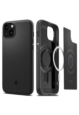 Чохол-накладка Spigen Mag Armor MagFit для Apple iPhone 15 Matte Black (ACS06815)
