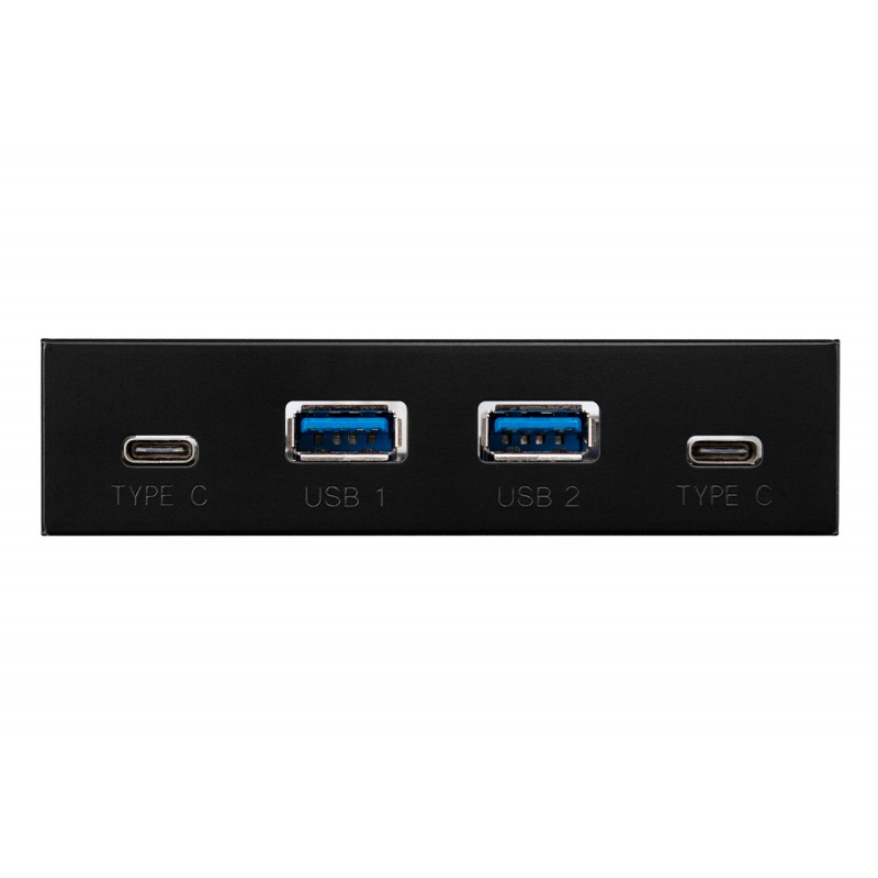 USB-хаб Frime USB 3.1 2 x type A & 2 x type C VL820 Black (ECF-FP2xTA&2xTC.32)
