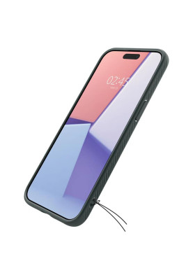 Чохол-накладка Spigen Liquid Air для Apple iPhone 15 Pro Max Abyss Green (ACS06564)