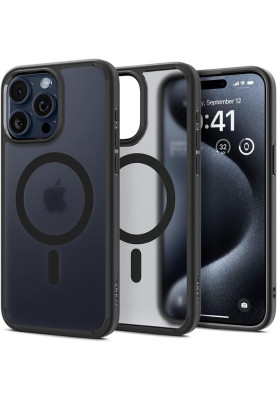 Чохол-накладка Spigen Ultra Hybrid MagFit для Apple iPhone 15 Pro Max Frost Black (ACS06581)