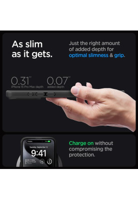 Чохол-накладка Spigen Ultra Hybrid MagFit для Apple iPhone 15 Pro Max Frost Black (ACS06581)