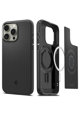 Чохол-накладка Spigen Mag Armor MagFit для Apple iPhone 15 Pro Max Matte Black (ACS06597)