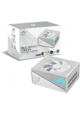 Блок живлення Asus ROG Strix PCIE5 1000W Gold Aura White Edition (90YE00P5-B0NA00)