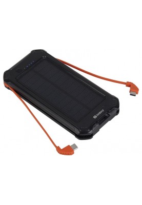 Універсальна мобільна батарея Sandberg 3in1 Solar Powerbank 10000mAh Black (420-72)