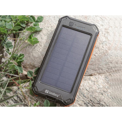 Універсальна мобільна батарея Sandberg 3in1 Solar Powerbank 10000mAh Black (420-72)