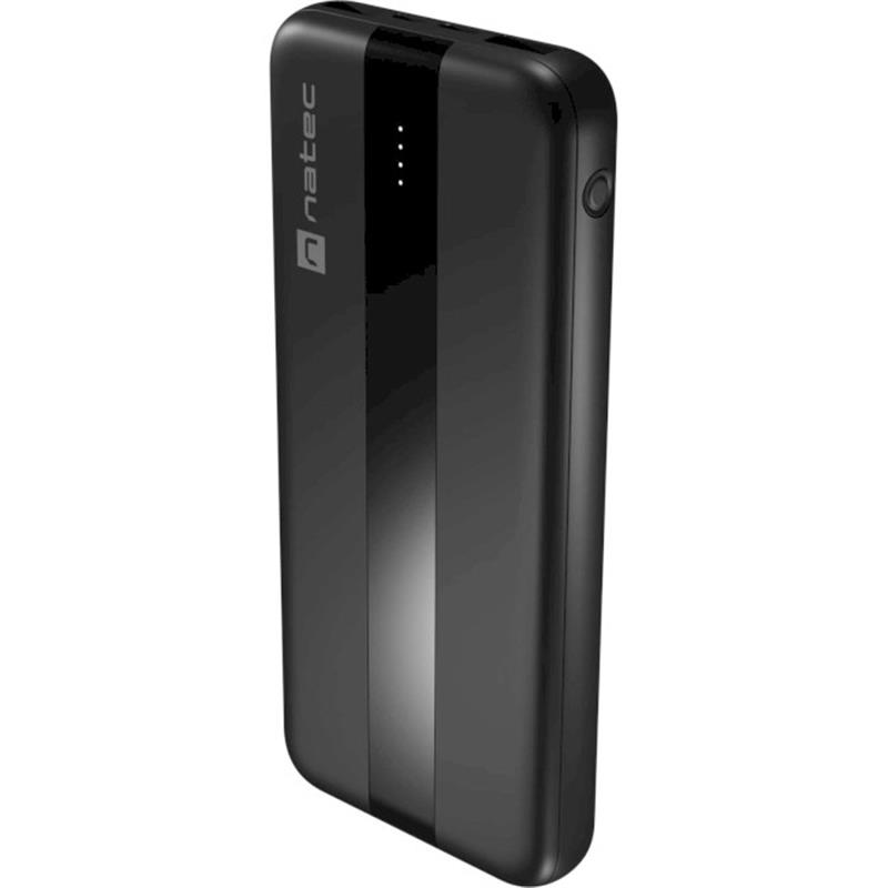 Універсальна мобільна батарея Natec Trevi Slim Q 10000mAh Black (NPB-1923)