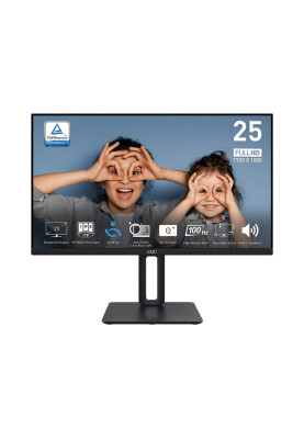 Монітор MSI 24.5" Pro MP251P IPS Black