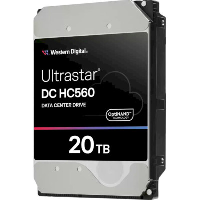 Накопичувач SAS 20TB WD Ultrastar DC HC560 7200RPM 12GB/S 512MB (0F38652)