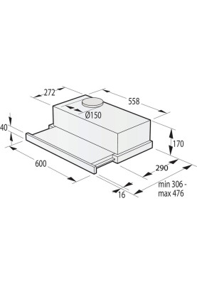 Витяжка Gorenje TH64E4BG