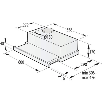 Витяжка Gorenje TH64E4BG