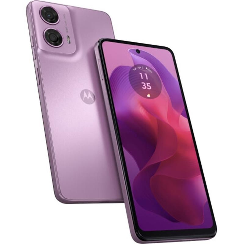 Смартфон Motorola Moto G24 4/128GB Dual Sim Pink Lavender (PB180010RS)