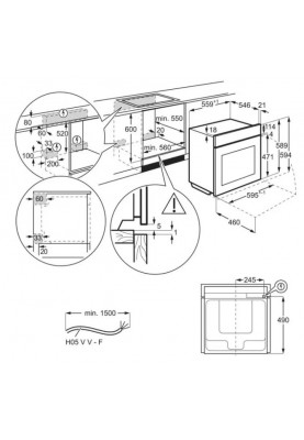 Духова шафа Electrolux LOD6C77WZ