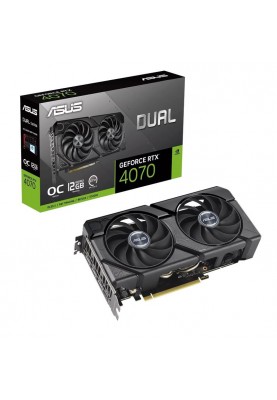 Відеокарта GF RTX 4070 12GB GDDR6X Dual EVO OC Asus (DUAL-RTX4070-O12G-EVO)