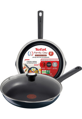 Сковорода з кришкою Tefal Family Day 24 см (B5660453UA)