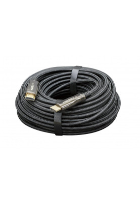 Кабель Cablexpert HDMI - HDMI V 2.0 (M/M), з позолоченими контактами, 15 м, чорний (CCBP-HDMI-AOC-15M)