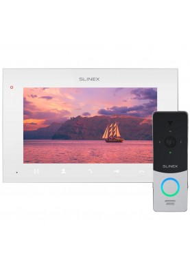 Комплект відеодомофону Slinex ML-20HD(Black)+SQ-07MTHD(White)