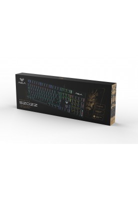 Клавіатура Aula Mechanical S2022 Black keycaps, blue switch (6948391202235)