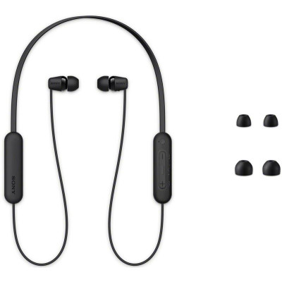 Bluetooth-гарнітура Sony WI-C100 Black (WIC100B.CE7) Bluetooth-гарнітура Sony WI-C100 Black (WIC100B.CE7)