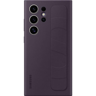 Чохол-накладка Samsung Standing Grip Case для Samsung Galaxy S24 Ultra SM-S928 Dark Violet (EF-GS928CEEGWW)