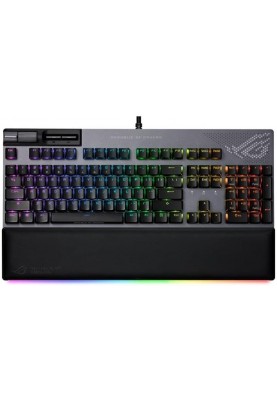 Клавiатура Asus ROG Strix Flare II Animate RGB 113key NX Red EN Black (90MP02E6-BKUA01)