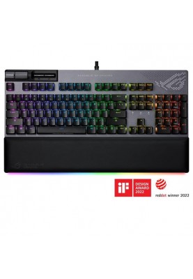 Клавiатура Asus ROG Strix Flare II Animate RGB 113key NX Red EN Black (90MP02E6-BKUA01)