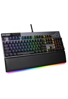 Клавiатура Asus ROG Strix Flare II Animate RGB 113key NX Red EN Black (90MP02E6-BKUA01)