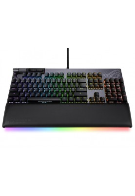 Клавiатура Asus ROG Strix Flare II Animate RGB 113key NX Red EN Black (90MP02E6-BKUA01)