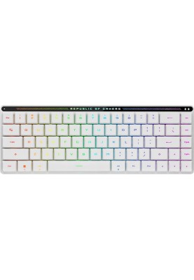 Клавiатура бездротова Asus ROG Falchion RX Low Profile 68key NX RD EN RGB White (90MP03EC-BKUA10)