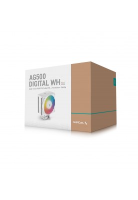 Кулер процесорний DeepCool AG500 Digital White ARGB (R-AG500-WHADMN-G-1)