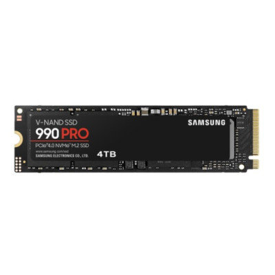 Накопичувач SSD  4ТB Samsung 990 PRO M.2 2280 PCIe 4.0 x4 NVMe V-NAND MLC (MZ-V9P4T0BW)