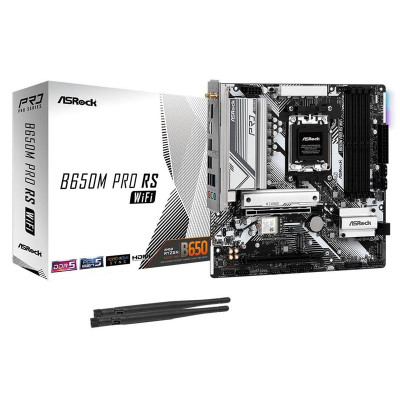 Материнська плата ASRock B650M PRO RS WiFi Socket AM5