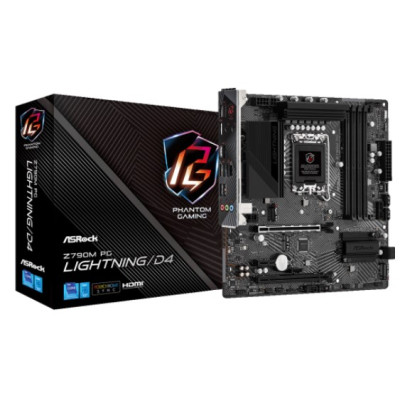 Материнська плата ASRock Z790M PG Lightning/D4 Socket 1700